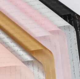 Un bon prix. Petit papier mat anglais, papier végétarien coréen, papier d'emballage de fleurs en ligne