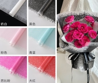 Un bon prix. Papier d'emballage en tissu à motifs de fleurs imperméable à l'eau Ni Guang Ke en ligne