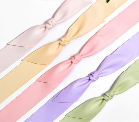 Un bon prix. Soie de lait de style coréen, ruban entièrement mat, ruban satiné, ruban à flèche, accessoires capillaires de style coréen, emballage, ruban à fleurs en ligne