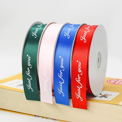 Un bon prix. 2.5CM ruban à lettres en gros en anglais de l'emballage de fleurs ruban bouquet papier d'emballage bricolage matériau de l'emballage de fleurs ruban en ligne