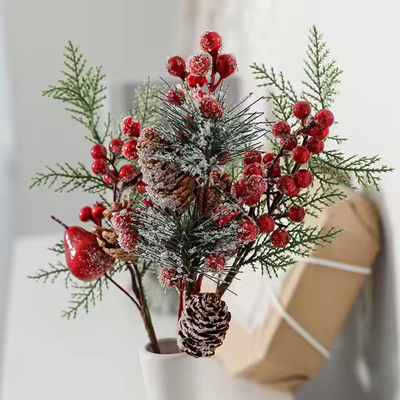 Un bon prix. Produits de décoration de Noël Picks Articulos Décoration en mousse artificielle Glitter de Noël Picks de fleurs en ligne