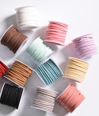 Un bon prix. Corde de peau de cerf de 5 mètres, ceinture de velours coréenne, corde en cuir, fleurs fraîches, rubans, bouquets décoratifs, matériaux d'emballage, accessoires faites main en ligne