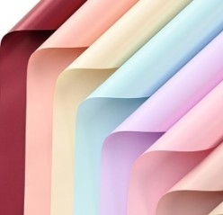 Un bon prix. Papier d'amour de style coréen de couleur solide papier Ouya papier d'emballage de fleurs en ligne