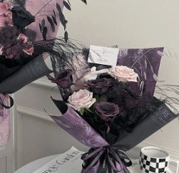 Un bon prix. Papier d'emballage à base de fleurs à motif marbre en ligne