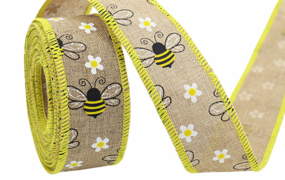 Un bon prix. Paragraphe de l'abeille de tournesol du festival des abeilles polka point à carreaux ruban ondulé fermeture éclair en ligne
