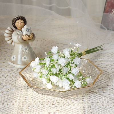 Un bon prix. Mini ciel étoilé écrit à la main, couleurs printanières, étoiles étoilées, fleurs simulées, fleurs fausses, bouquet artificiel, mariage à domicile en ligne