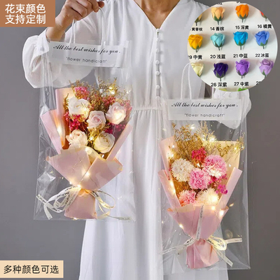 Un bon prix. Cadeau de la Saint-Valentin Créatif Savon à main Rose Boîte de fleurs de tournesol Produit fini Cadeau créatif de la fête des femmes Gros de produits en ligne