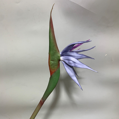 Un bon prix. Oiseau du paradis en caoutchouc doux fleur artificielle en plastique décoration de la maison de style chinois ornements pour la photographie de mariage en ligne
