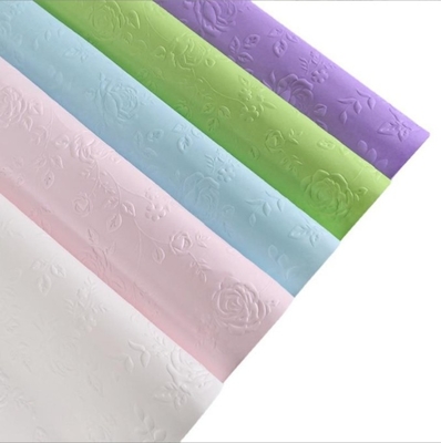 Un bon prix. Vente en gros de papier élégant à texture en relief, emballage de bouquets de fleurs épaissis, papier d'art populaire, emballage de fleurs de bricolage, papier en relief en trois dimensions en ligne