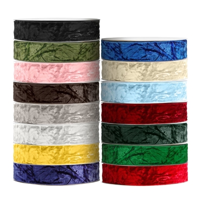 Un bon prix. Meisida pleated velvet ribbon, vintage pleated ribbon, gift packaging, Christmas decorative ribbon en ligne