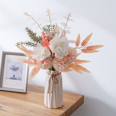 Un bon prix. Home Decoration Fake Flowers Dandelion Bouquet INS Wind Manufacturer Cross border Wholesale Wedding Simulation Flowers en ligne