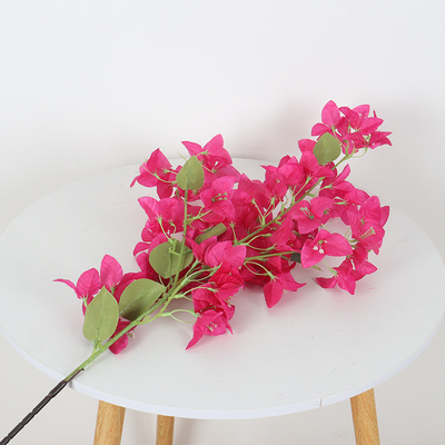 Un bon prix. Bougainvillea artificielle pour la maison, décoration de salon de mariage, ornements florals, fleurs artificielles, décoration paysagère extérieure, fleurs artificielles en ligne