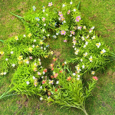 Un bon prix. Simulation du ciel de fleurs rempli d'étoiles, décoration d'un seul arrangement de fleurs artificielles, salon de style rural, décoration de cour, décoration d'armoire de télévision en ligne