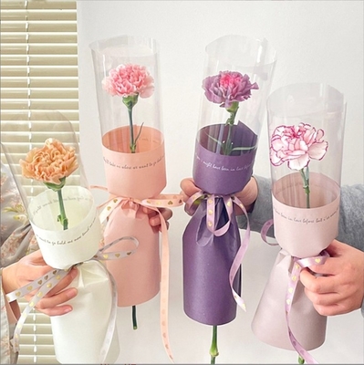 Un bon prix. Bouquet unique de déesses petit emballage transparent film imperméable à l' eau opp enveloppé en papier de fleurs bricolage matériel fleuriste en ligne