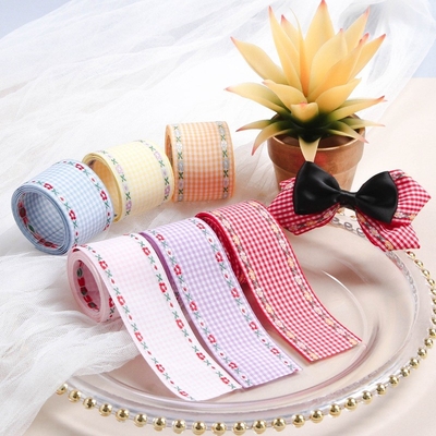 Un bon prix. Ruban de broderie jacquard en dentelle de polyester pour accessoires de cheveux en nœud papillon DIY, col de vêtements, poignets, décorations de bord de pantalon en ligne