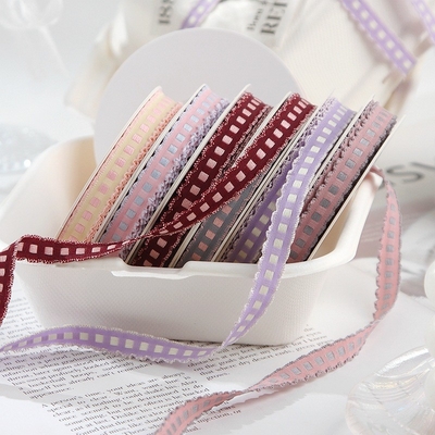 Un bon prix. DIY Artisanat Essentiel Ruban à Carreaux Bleu Foncé Accessoires pour Pinces à Cheveux Faits à la Main Vêtements Chaussures Chapeaux Bouquets de Fleurs Emballage Rubans en ligne