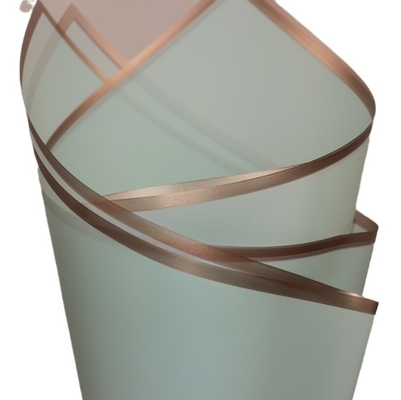 Un bon prix. Transfrontalier nouveau papier d'emballage de fleurs en forme de gelée à cadre doré, papier d'emballage de fleurs haut de gamme étanche à l'eau, bouquets de fleurs, magasin d'art floral en ligne