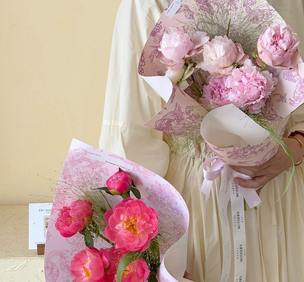Un bon prix. Journée des mères Ruban de coton Bouquet de fleurs de sangle Boîte de gâteau DIY Décoratif Ruban Matériau d'emballage pour les accessoires capillaires en ligne