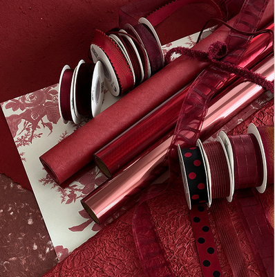 Un bon prix. Retour d'automne et d'hiver Ankora série rouge papier d'emballage de fleurs Bouquet de fleurs Bouquet de fleurs Boutique de fleurs bricolage matériaux faits à la main en ligne