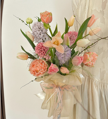 Festival de la déesse série rose violet vert ruban pour fleur bouquet de liant cuisson bricolage matériaux cadeau multi-matériau 25m