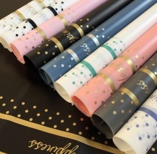 Un bon prix. Petite chanceuse Coréenne Su papier imperméable à l'eau papier d'emballage de fleurs florales en ligne