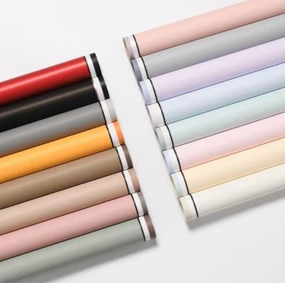 Un bon prix. 58*58cm Fiorier papier d'emballage Matériau pour la mémoire Cadre photo Couleur solide Bordure papier eurasien Bouquet de style coréen Emballage en ligne