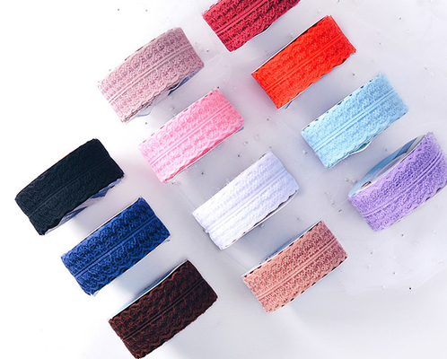 Un bon prix. Ruban en dentelle pour emballage de fleurs, ruban de gaze de neige, bouquet de fleurs pour bricolage fait à la main, largeur 2,5 cm en ligne