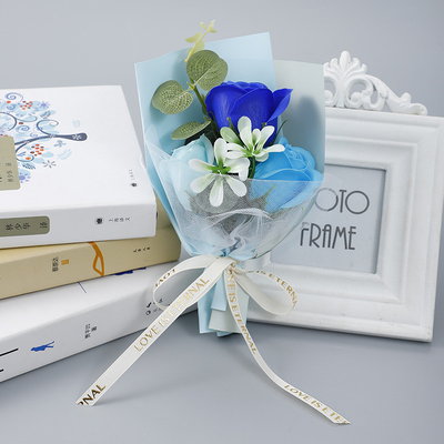 Un bon prix. Mini petit bouquet de fleurs de Noël et de la Saint-Valentin rose savon de fleurs boîte cadeau pour correspondre souvenirs de mariage en ligne