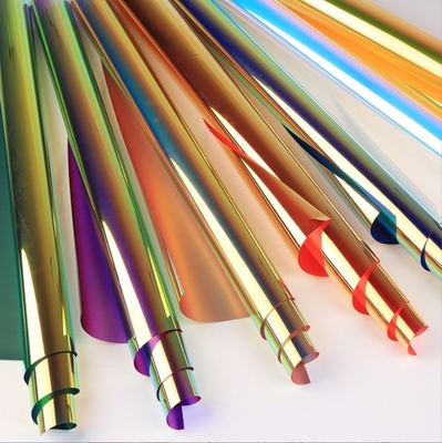 Un bon prix. Papier d'emballage pour fleurs et roses, design de mode, couleur magique double face, emballage lumineux coloré sept couleurs en ligne