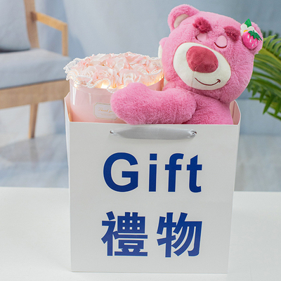 Un bon prix. Bouquet de cadeaux de fin d'études, savon pour ours, poupées rose, poupées de déesse, cadeaux d'anniversaire, cadeau de la Saint-Valentin en gros en ligne