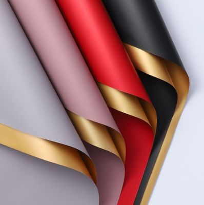 Un bon prix. Papier Ouya bicolore pour bouquets de fleurs à la mode et emballage d'art floral en ligne