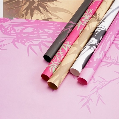 Papier d'emballage de style chinois traditionnel idéal pour l'emballage de bouquets de fleurs de la Saint-Valentin