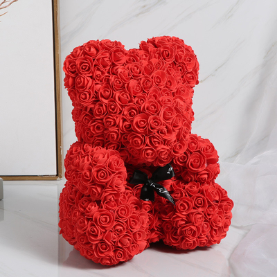 Un bon prix. Rose éternelle cadeau d'anniversaire de l'ours, 520 cadeau de la Saint-Valentin, produits d'ours à fleurs éternelles, ours rose en ligne