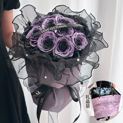 Un bon prix. Vente en gros de bouquets de savon à la confiture de fleurs de prune, cadeaux pour la fête des enseignants et de la Saint-Valentin, cadeaux d'anniversaire, fleurs en conserve et bouquets de roses en ligne