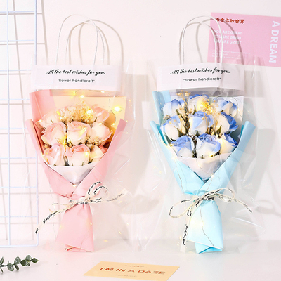 Saison des diplômes, fleurs éternelles, roses, astères, fleurs séchées, savons finis, fleurs, anniversaire, Saint-Valentin, 520, petits cadeaux pour mettre en place une kiosque