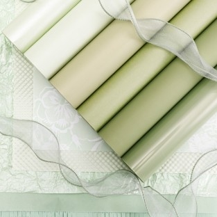 Papier spécial 57*57cm parfait pour l'emballage de compositions florales Manbo Fleur Menthe Printanière