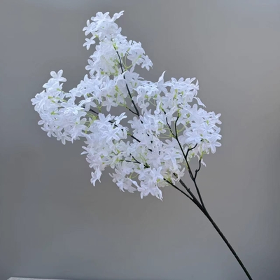 Un bon prix. Croix de fleurs simulée, fleur de cerisier, bouquet de lilas, arrangement de fleurs de salle de mariage, fausse fleur de paysage en ligne