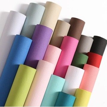 Un bon prix. 57*57cm Partysu Papier en lin tridimensionnel imperméable à l'eau papier d'emballage de fleurs florales pour les décorations de fête en ligne