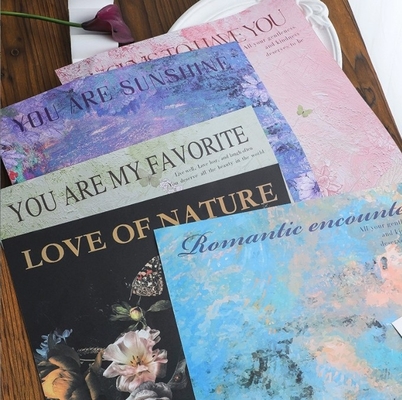 Un bon prix. Papier d'emballage de bouquet d'ambiance artistique style peinture à l'huile - Emballage de fleurs 35*50cm - Fournitures et matériel d'art floral en ligne