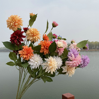 Un bon prix. Bouquet de fleurs splendides simulés, fleurs fausses, décorations florales artificielles, plantes de fleurs de mariage en ligne
