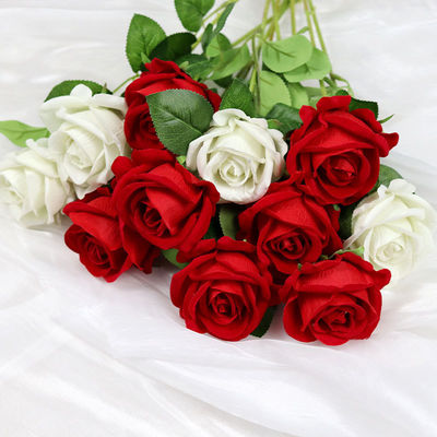 Un bon prix. Valentine's Day New Swan Velvet Fabric Flower Packaging Paper en ligne