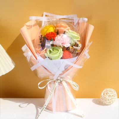 Un bon prix. Bonbonne moderne et artisanale Rose Bouquet Taille standard Cadeau de fête pour anniversaire mariage Décoration de vacances d'été en ligne