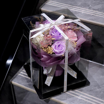Un bon prix. Savon fait main moderne Bouquet de roses boîte-cadeau carrée Eco réutilisable multi-vacances cadeau de Festival artisanal en ligne