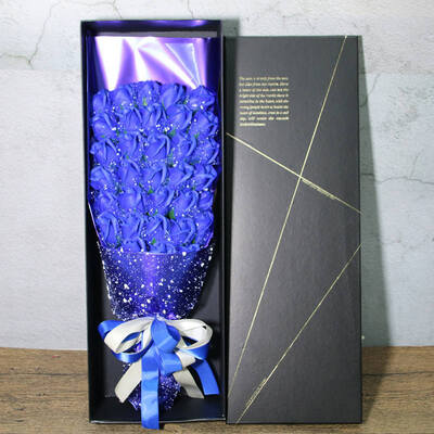 Un bon prix. 33 Bouquet de fleurs de rose en relief de savon de qualité supérieure boîte cadeau cadeau créatif pour la Saint-Valentin anniversaires de Noël et plus en ligne