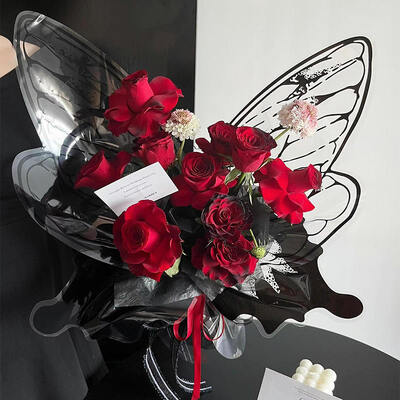 Un bon prix. Bouquet de fleurs de savon Rose éternelle aile de papillon fait à la main, Texture naturelle, Roses préservées antibactériennes, Bouquet cadeau de vacances en ligne