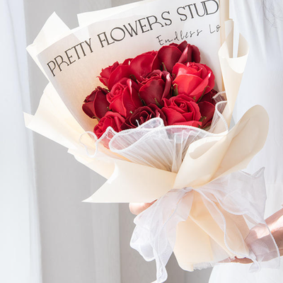Un bon prix. Fleur de savon artificielle, Bouquet de savon Rose fait à la main, pour la fête des mères, la saint-valentin, offre spéciale en ligne