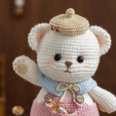 Un bon prix. Amigurumi jouet fourré à la main poupée à crochet tricotée pour filles et garçons bébé tout-petit enfant animaux fourrés OEM fabriqué au Vietnam en ligne