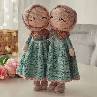 Un bon prix. Crochet personnalisé Fabriqué à la main Beau cadeau pour bébé Jouet farci Amigurumi poupée pour fille en ligne