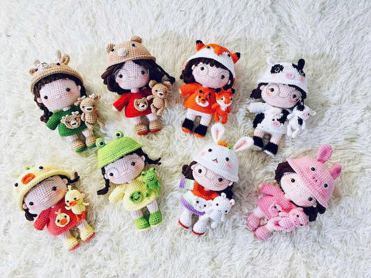 Un bon prix. Meilleur vendeur de poupée de Noël en crochet avec fils de coton faits à la main en ligne