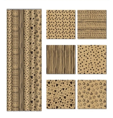Un bon prix. 80gsm a imprimé le petit pain de papier de emballage Matte Surface Finished d'enveloppe de cadeau de feuille en ligne